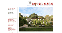 Desktop Screenshot of eduard-bargheer-museum.de